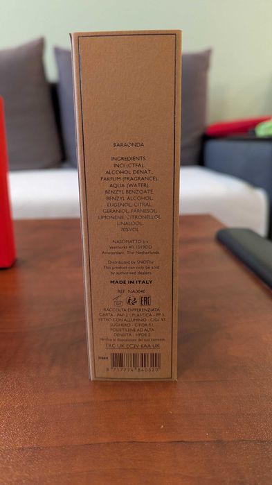 Guerlain Habit Rouge Parfum / Nasomatto Pardon / Nasomatto Baraonda