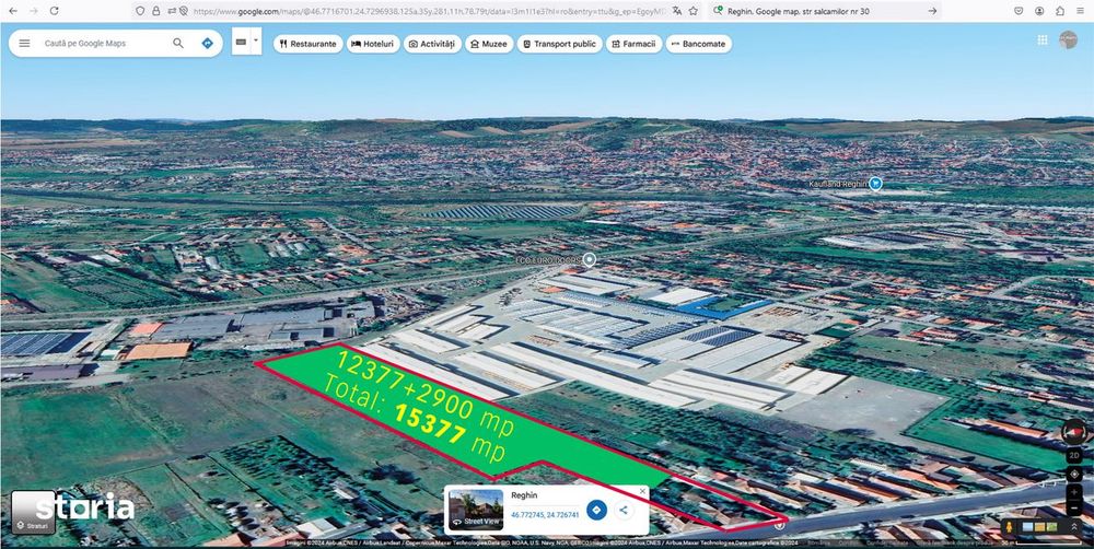 Potențial imobiliar!  2 case in curte, front 30 m, teren 15277 mp