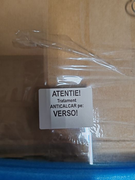 Paravan cadă batant (sticlă securizată)