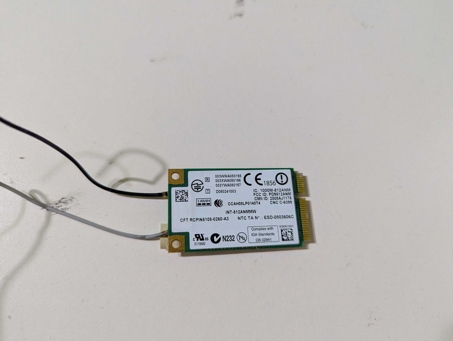 Placă de rețea laptop Intel Wi-Fi Link 5100 512AN_MMW