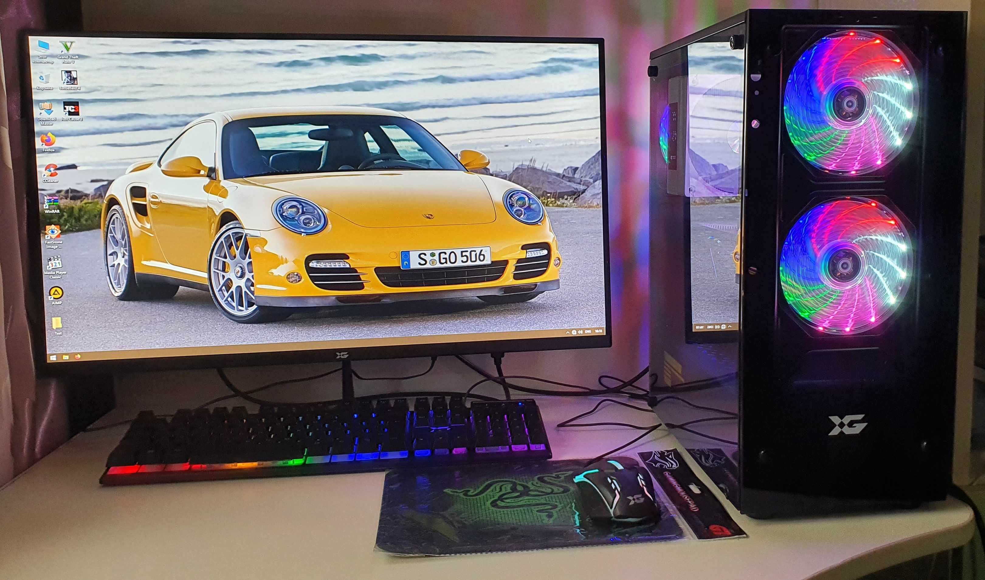 Мощный игровой компьютер Razen5 8400F 12 ядер 4,7 GHz, RTX 2060