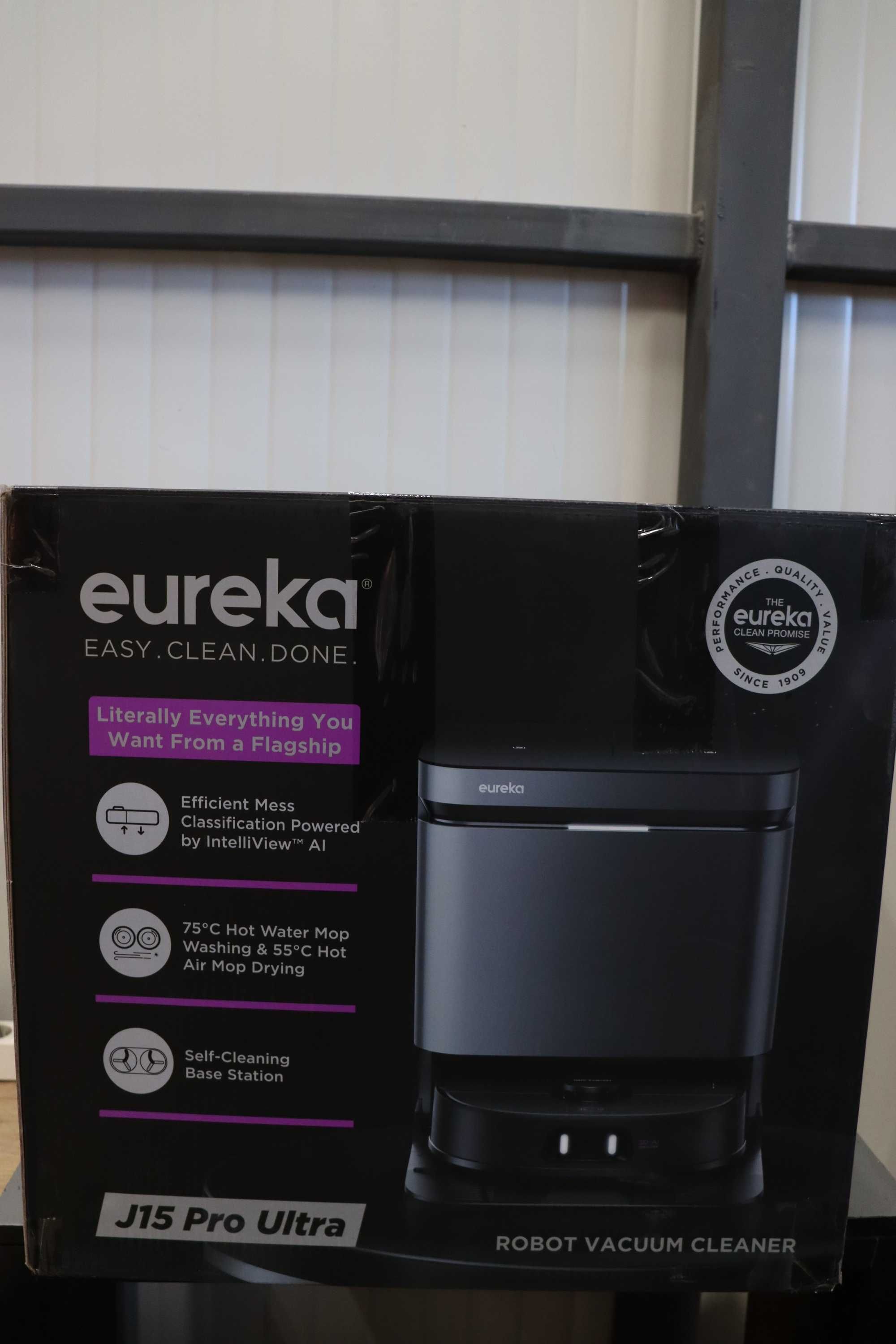 Прахосмукачка робот EUREKA J15 Pro Ultra, почистване с гореща вода