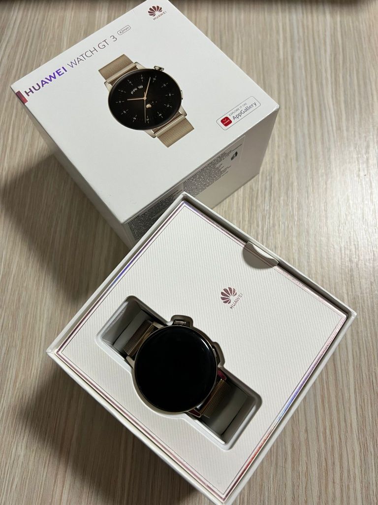 Ceas Huawei GT 3 42mm Gold Edition