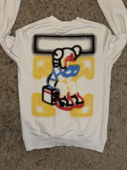 Hanorac off white colaborare cu kaws