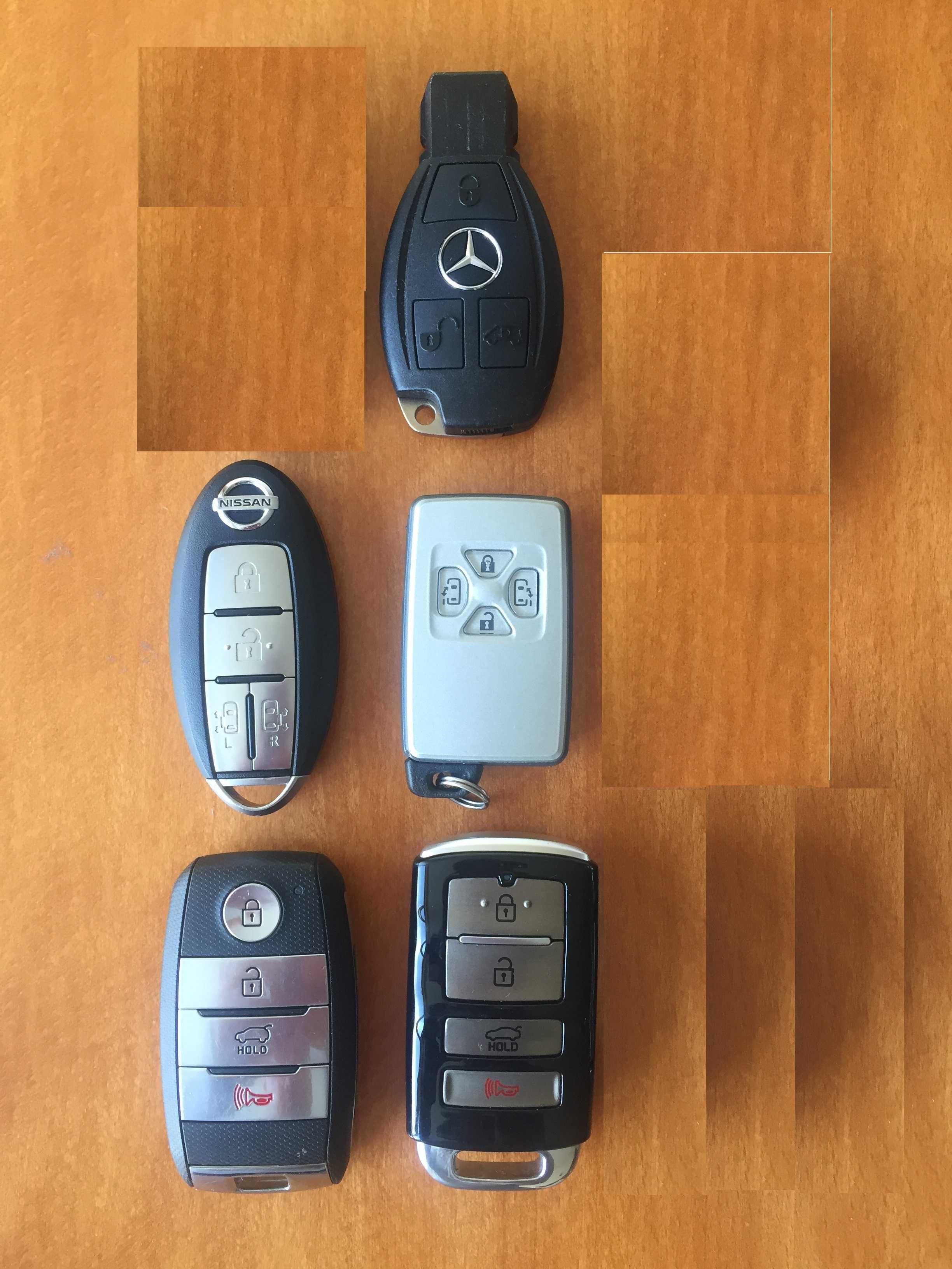 Автомобилни оригинални ключове Мерцедес, Mercedes, Киа, Нисан, Тойота