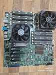 Placa de baza server + 2 Procesoare + 48GB memorie ECC