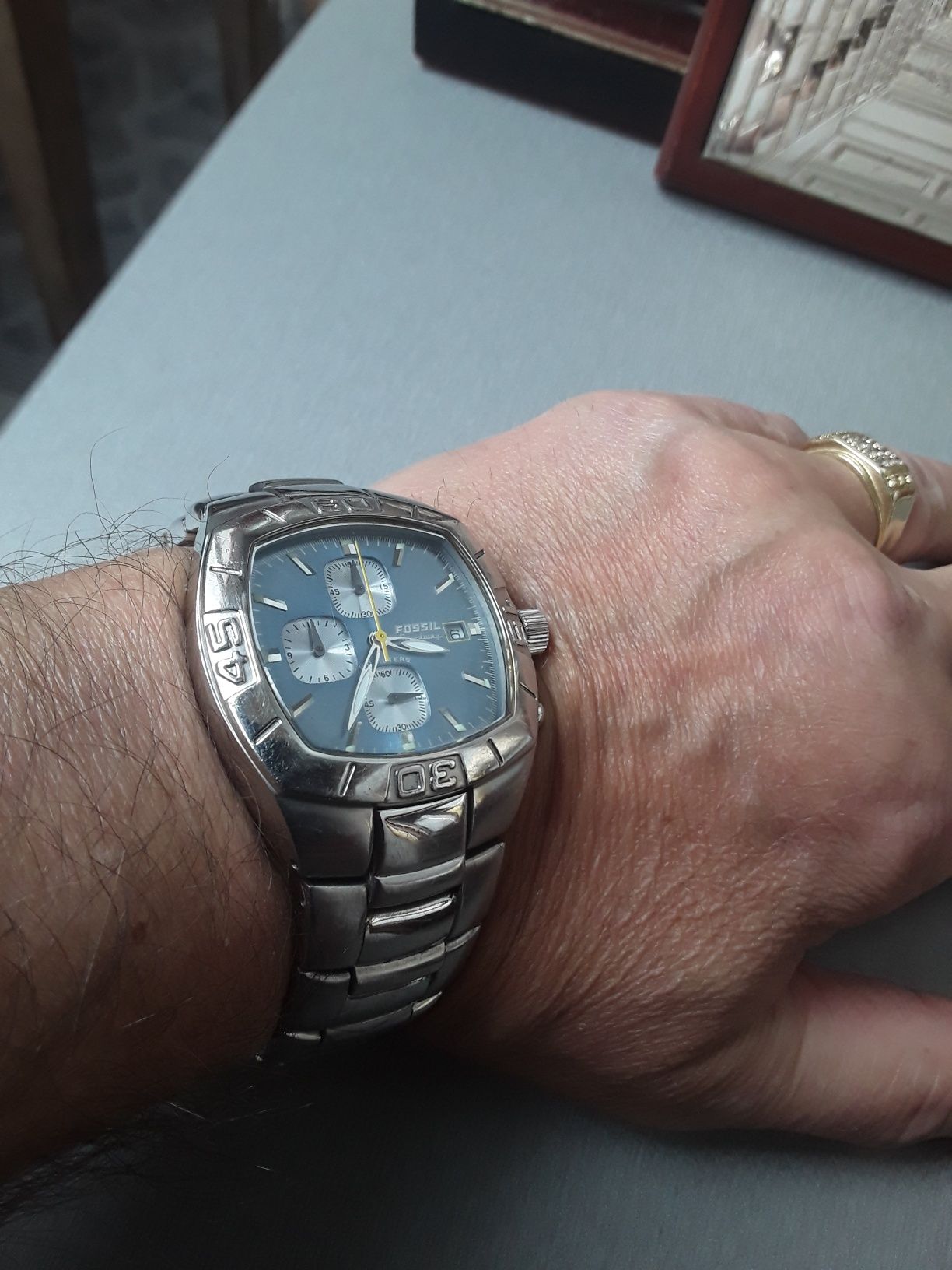 Ceas Fossil Blue Chronograph