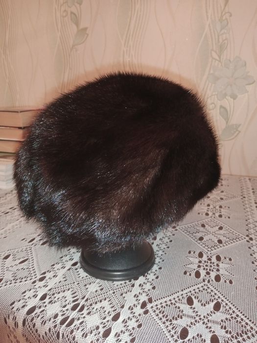 Новая норковая шапка(беретка)