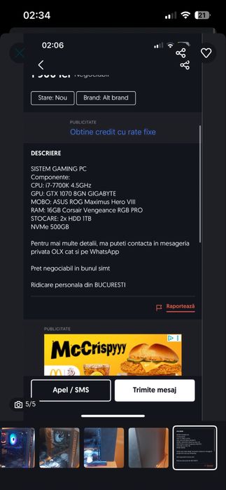 Vand sistem pc gaming