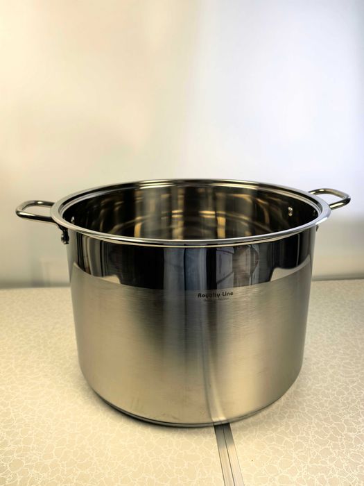 Oala inox 36x25 cm 25 litri cu capac metal 320 lei