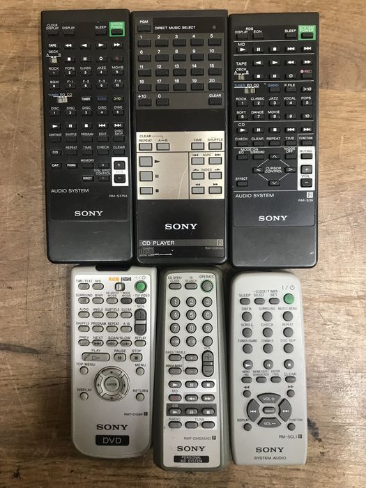 Telecomenzi audio vintageTechnics, Sony,  Pioneer