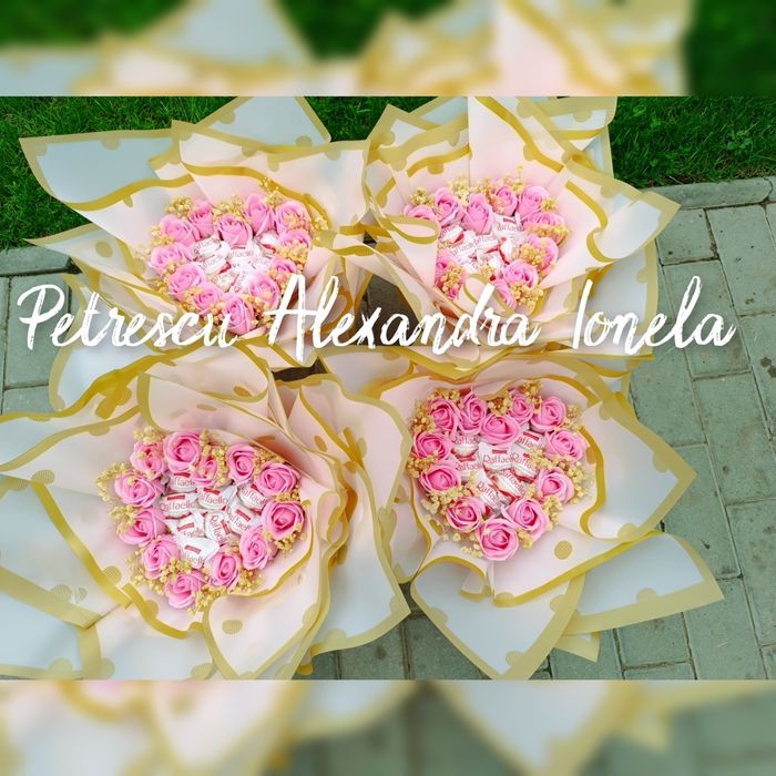 Buchete trandafiri sapun