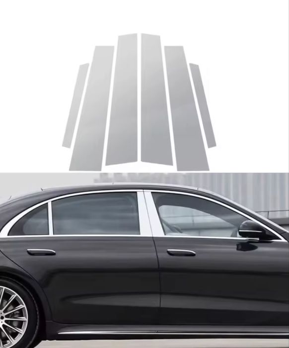 Mercedes S-class W221 карбон/хром капаци централна конзола Мерцедес