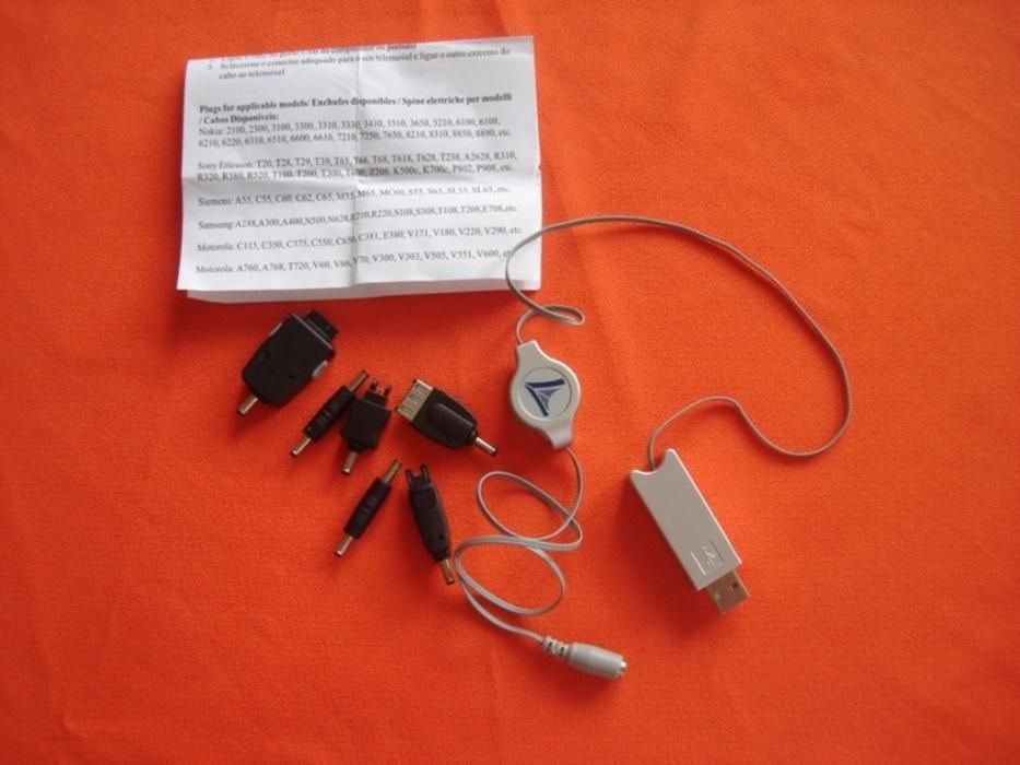 USB адаптер с шест накрайника за мобилни