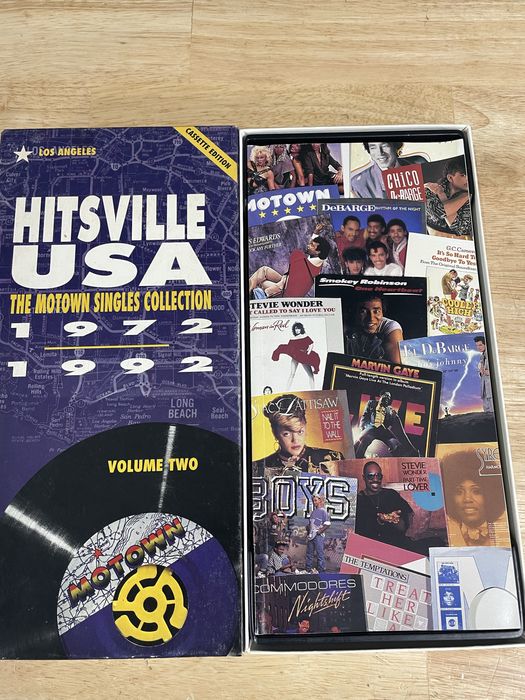 Set 4 casete hitsville USA The Motown singles collections