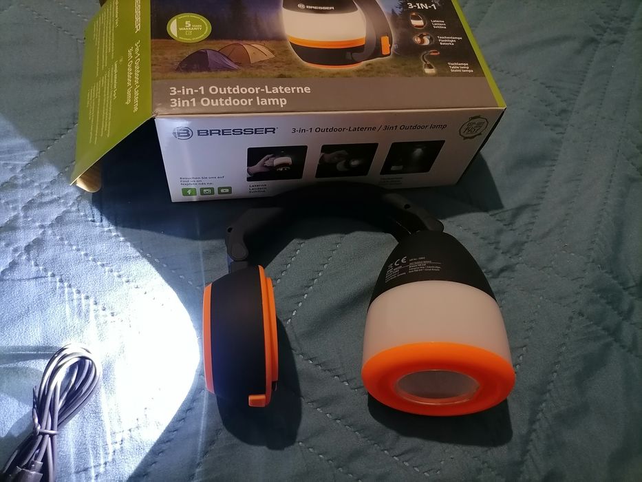 Фенер за къмпинг Bresser 3 в 1