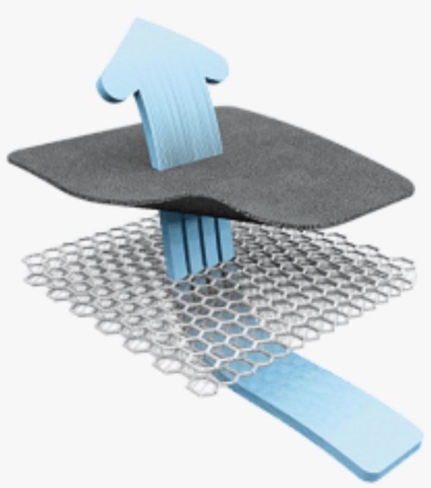 Универсална подложка за количка и столче за кола с 3D мембрана