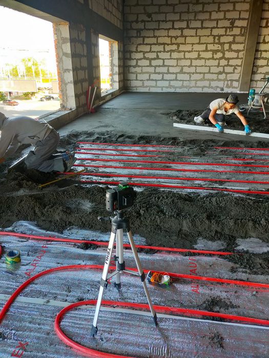 Полусухая стяжка пола