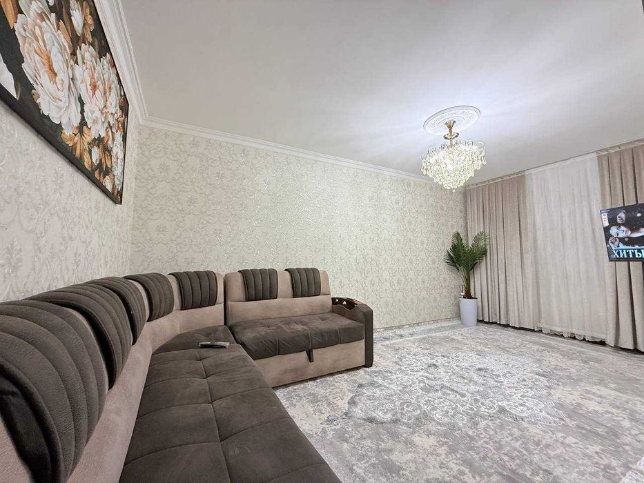 Чиланзар 13 квартал 1в2/1/5 Кирпичный дом/Евро/Мебель/Техника TL