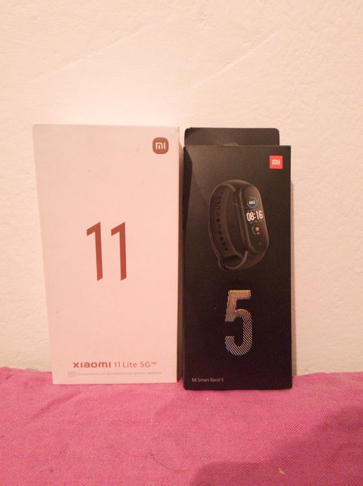 Xiaomi 11 lite 5g ne с Xiaomi mi band 5