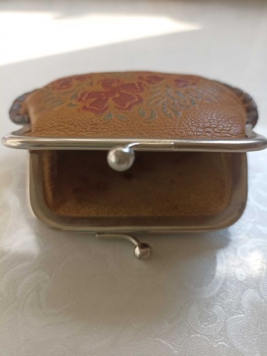 Кошелек из натуральной кожи, советский