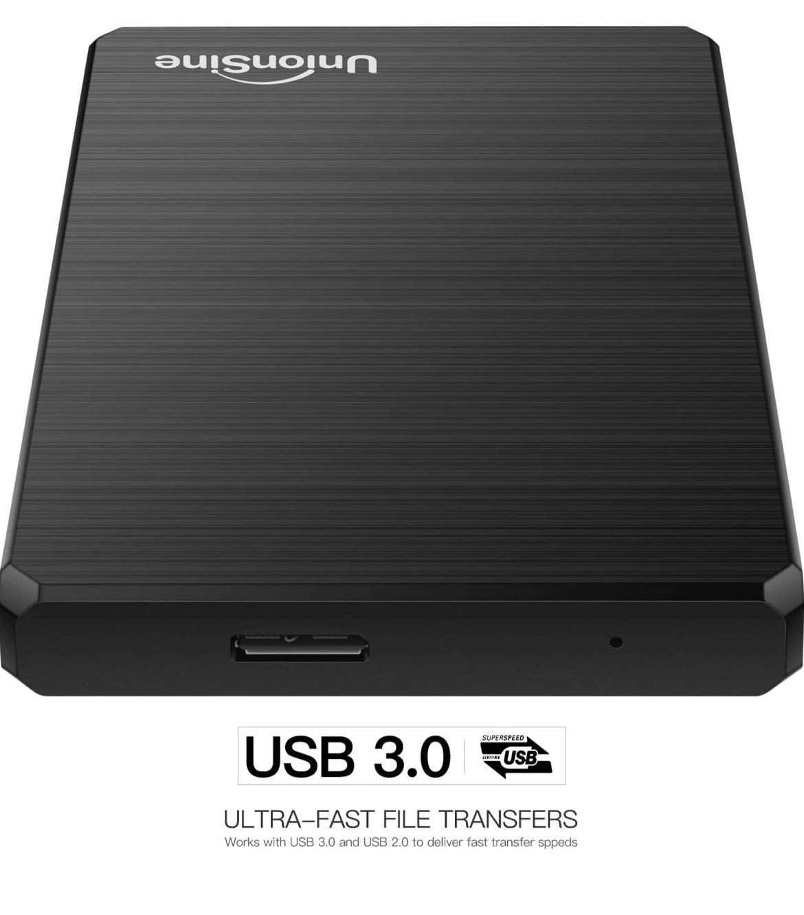 Hard extern Expansion Portabil 250Gb SLIM USB 3.0, Negru NOU Sigilat