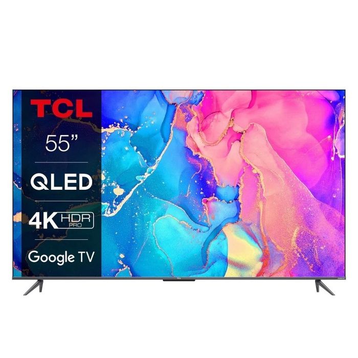 Телевизор TCL 55 4K инча 120Hz чисто нов модел TCL 55C635 QLED SMART