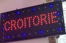 Reclama luminoasa LED PENTRU Croitorie. NOUA SIGILATA!
