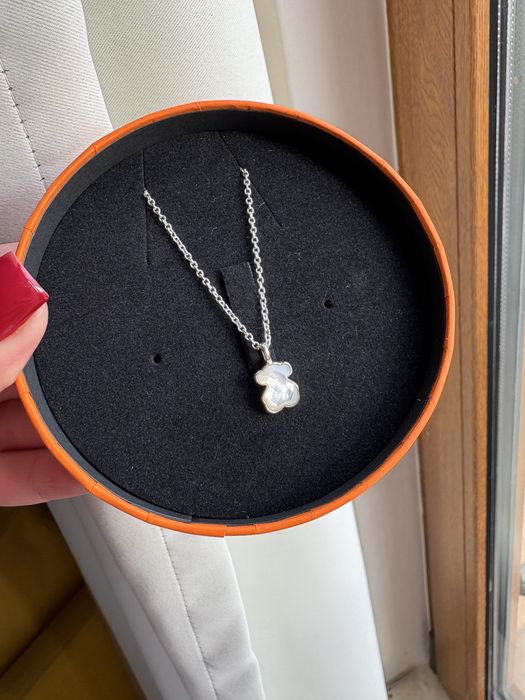 Колие Tous с бял седеф, ново