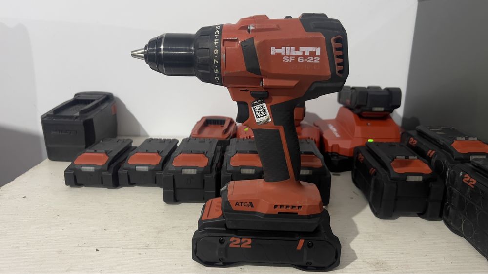 Filetanta hilti SF 6 si SF 6H cu acumulator Nuron