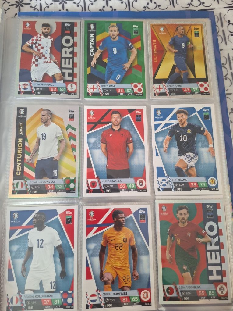 Карти за игра - Match Attax EURO 2024