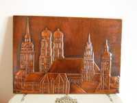 tablou Catedrale Germania handmade cupru pe lemn