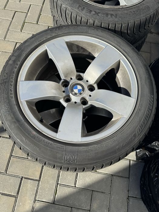 Jante BMW r17 style 122 cu cauciucuri de iarna
