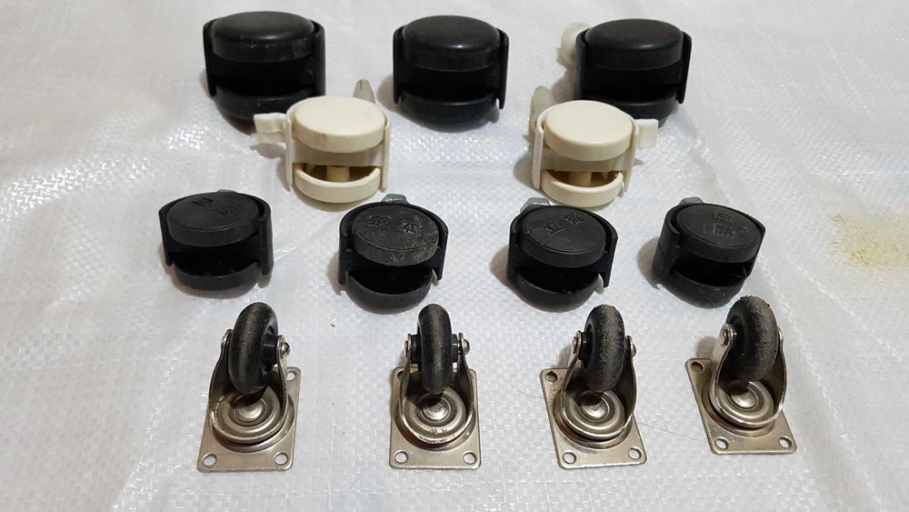 Пластиковые мебельные, чемоданные, опорные ролики.