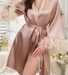 Дамски халат от сатен, ТОП цена 30лв