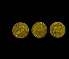 Set 3 monezi aurii replica din Doom, Fallout New Vegas, Skyrim
