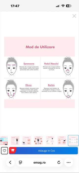 Aparat pentru tratament facial si intinerirea pielii 5 in 1 EvoSmart