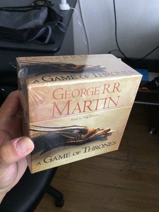 58 cd-uri game of thrones sigilate, originale, book audio