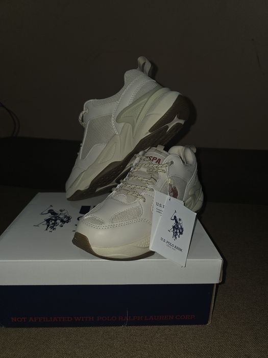 Adidasi dama U.S. POLO ASSN BEJ Nr 38