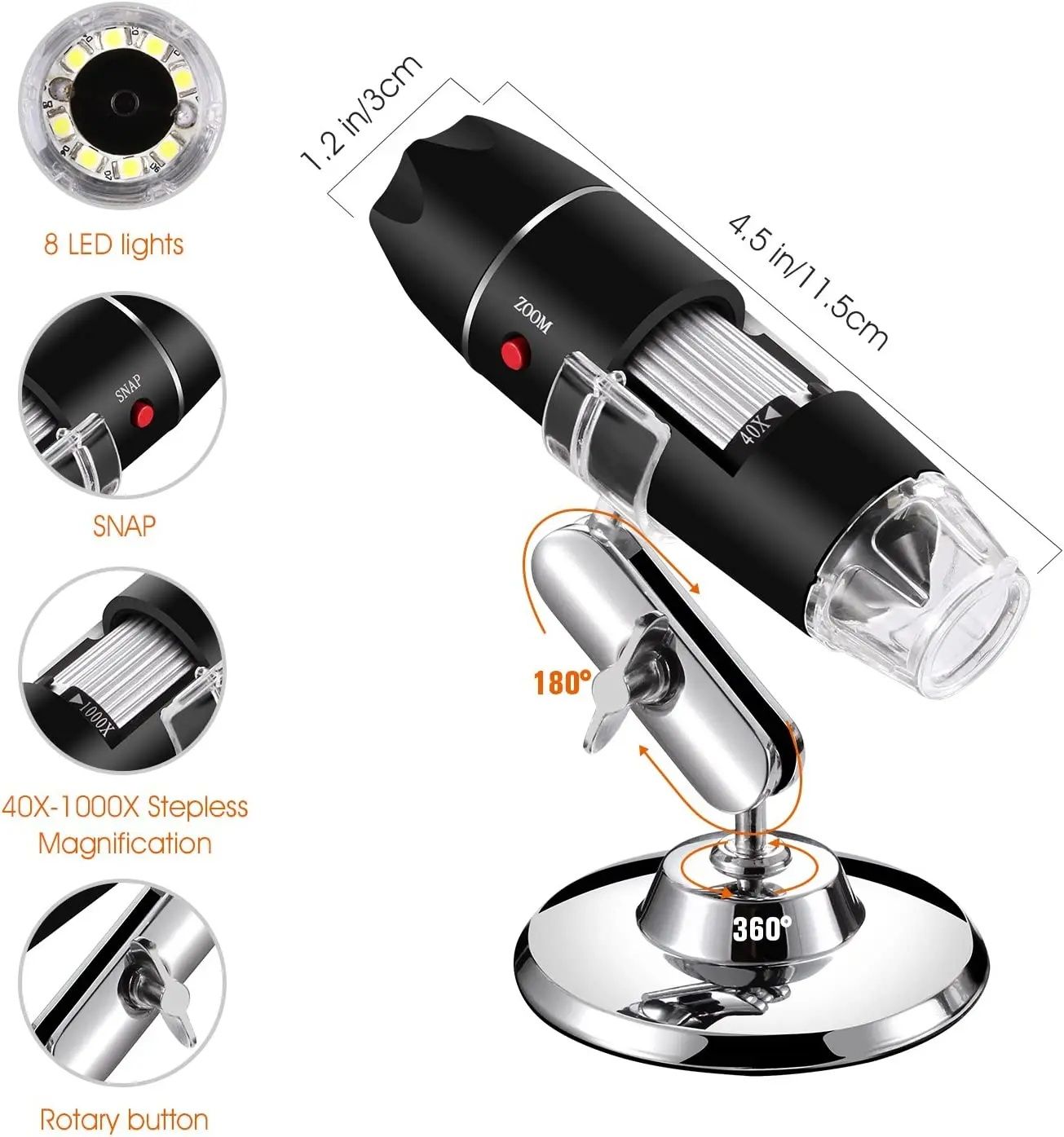 Цифровой Микроскоп Digital Microscope Professional, USB