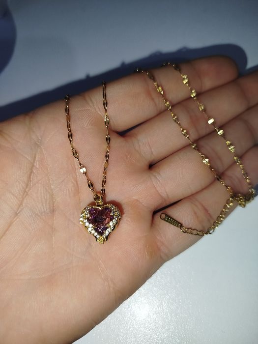 Lantisor de dama in forma de inima.(Nou)