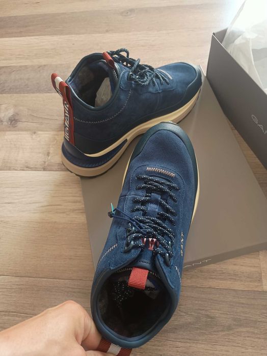 Ghete bărbați Gant piele întoarsă, originali 100%