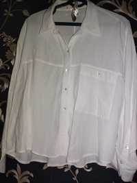 Белая стильная рубашка от MNG