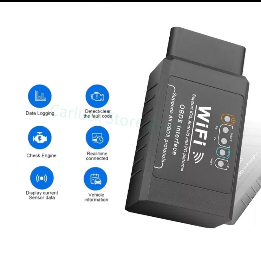 Автосканер OBD II по WiFi 327  версия 1.5 для Айфон, Андройд