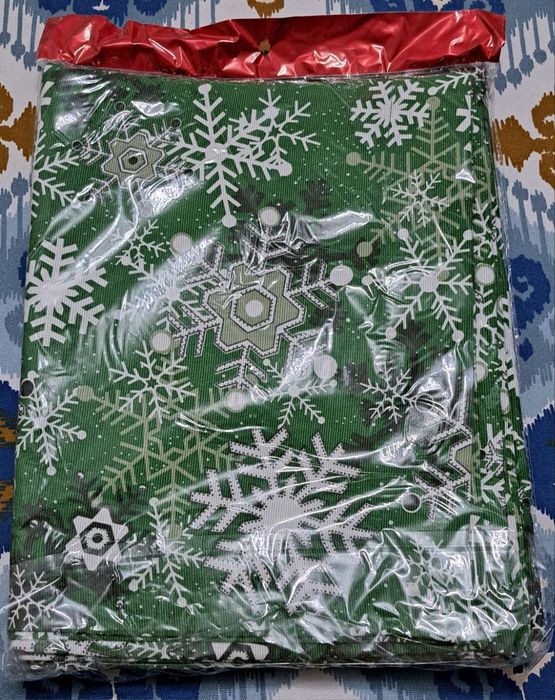 Новогодный скатерт и раннер