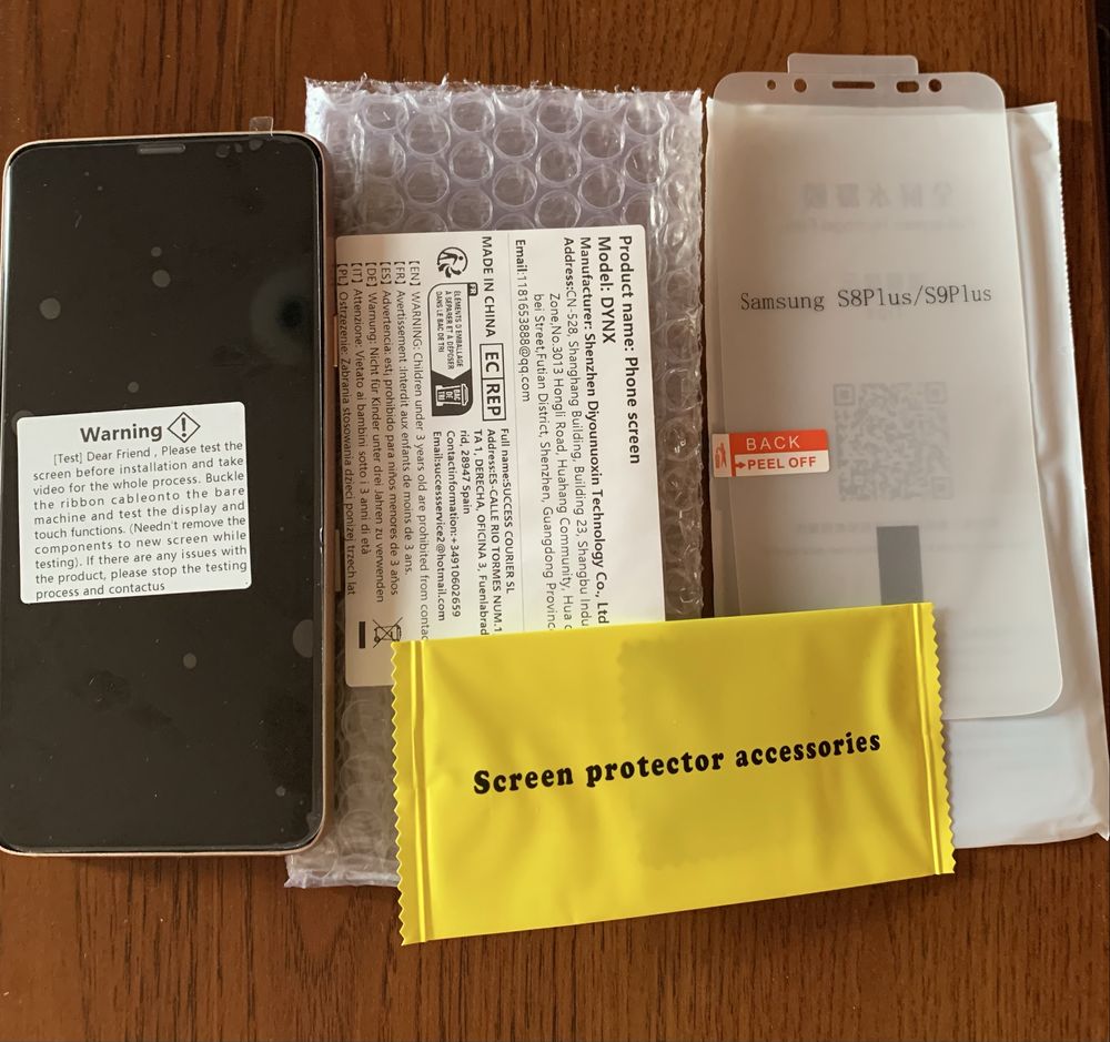 Дисплей  Samusung  Galaxy S9 Plus Gold с рамка