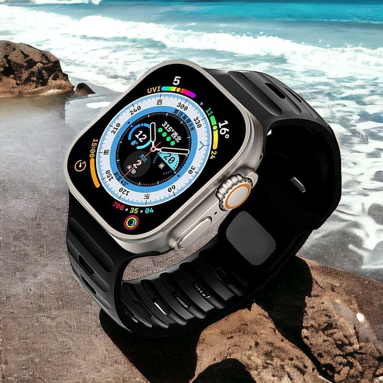 Каишка tech protect icon line за apple watch ultra/ ultra 2 black