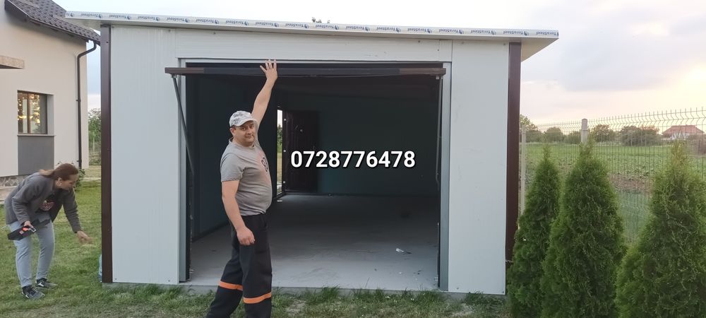 Vand garaje auto pe structura metalica