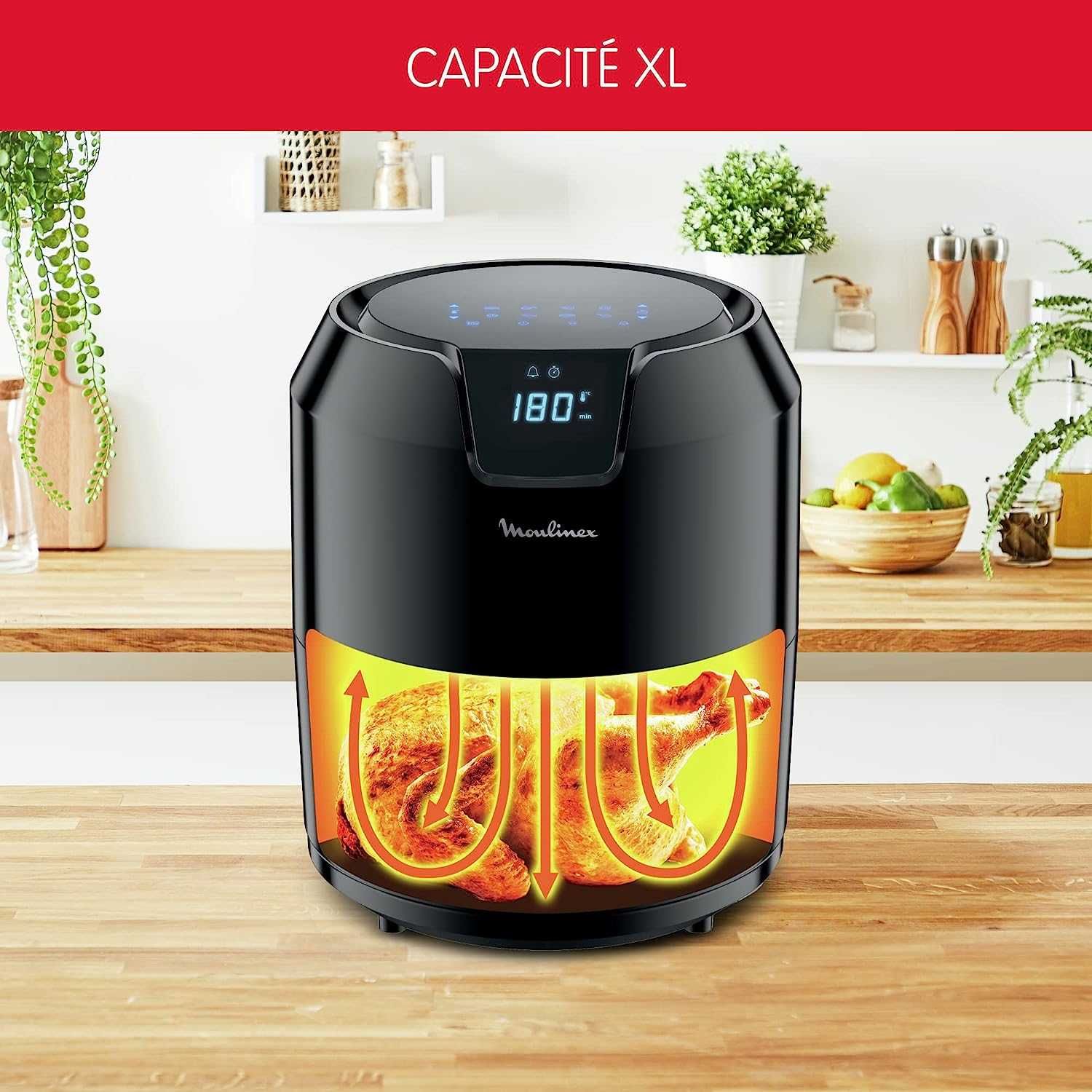 Уред за готвене без мазнина Moulinex Easy Fry 4.2 Litre,Гаранция