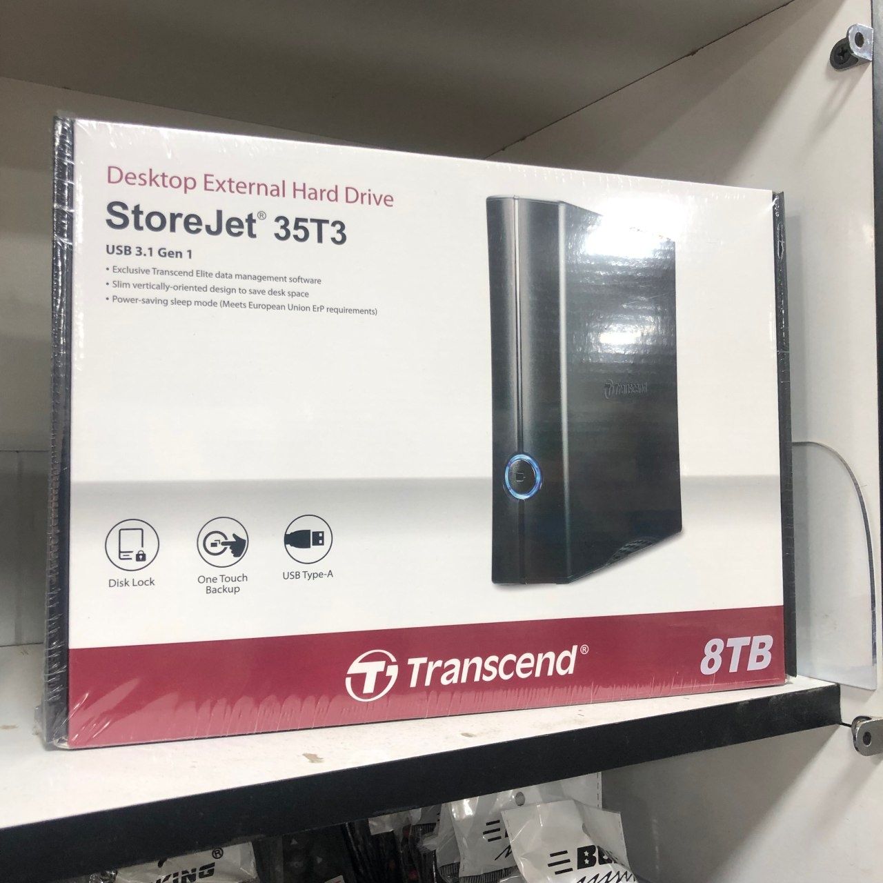 Накопитель Transcend Storejet 35T3 (Жёсткий диск) новый в упаковке